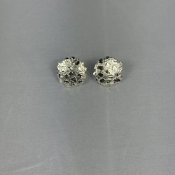 Nugget Stud Earring Authentic 925 Sterling Silver Earrings Unisex Gift For Him/Her