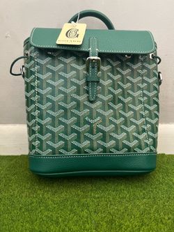Green mini backpack