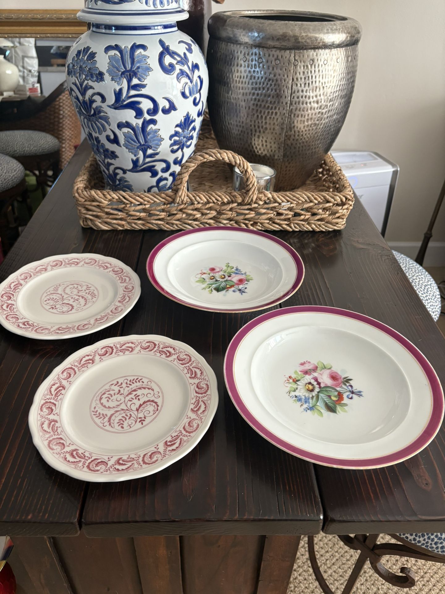 4 Vintage Plates