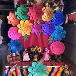 Flores de papel para fiestas