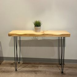 Solid Wood Console Entryway Table