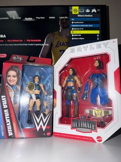 Lyra Valkyria and Bayley Wwe Figures