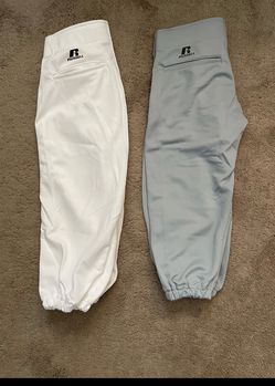 2 Pair-Russell Athletic Womens Low Rise Knicker Length Softball Pants SZ-Small