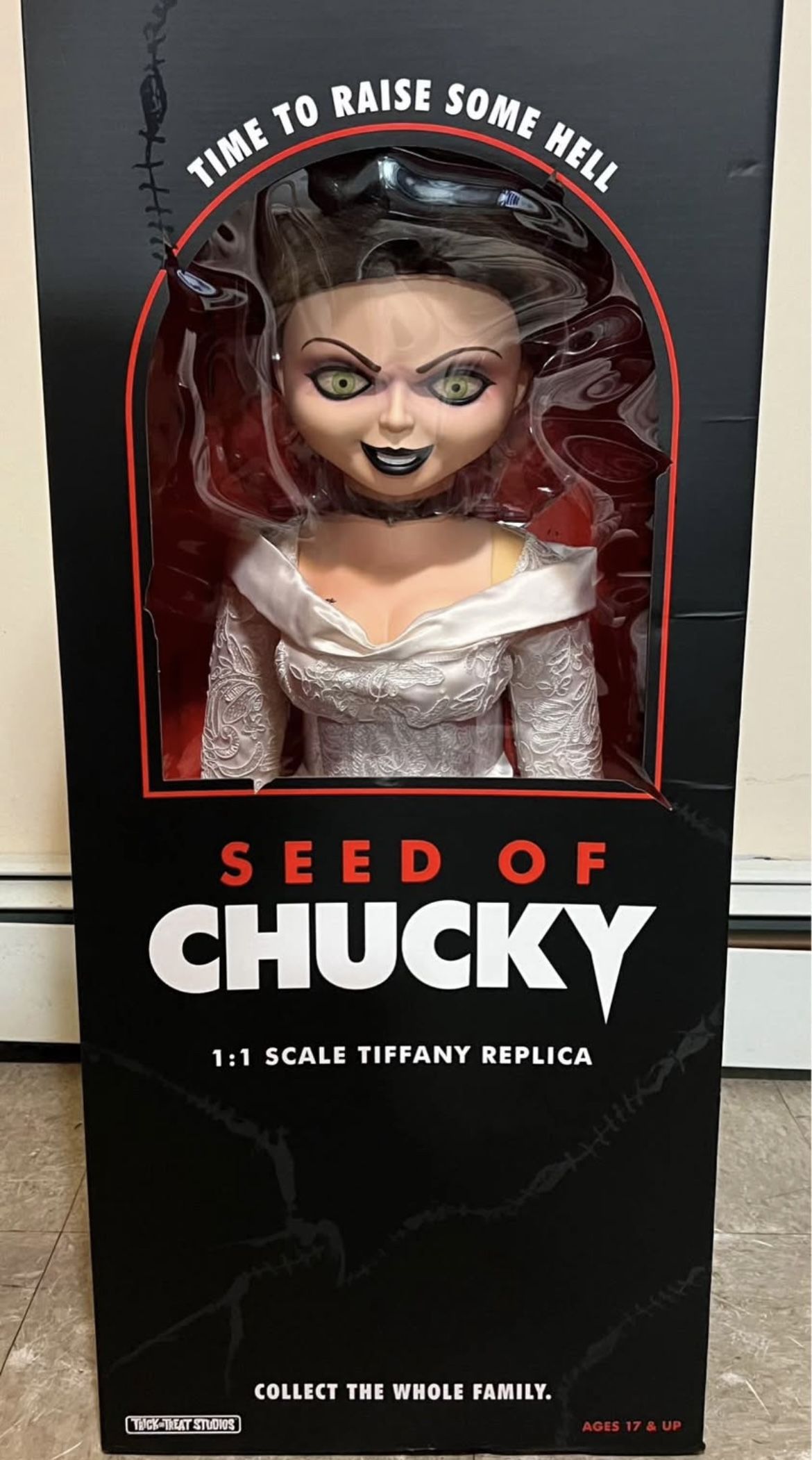 Rare seed of chucky Tiffany 1:1 scale replica doll collectible figure discontinued