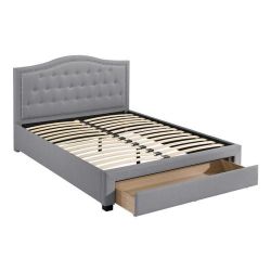 Brand New Gray Or Charcoal Standard King Storage Bedframe