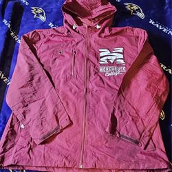 Big Boy Men's Headgear Morehouse College Windbreaker Jacket Maroon Size 2XL