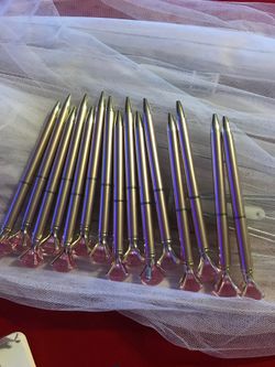 Pink Jewel Pens