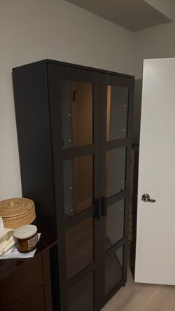 Black Display Cabinet