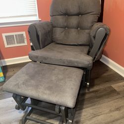 Baby Rocking Chair And Ottoman