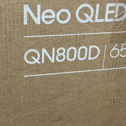 SAMSUNG 65-Inch Class Neo QLED 8K QN800D Series Mini LED Quantum HDR Smart TV with Ultra Slim Design, Dolby Atmos, Object Tracking Sound+, Q-Symphony 