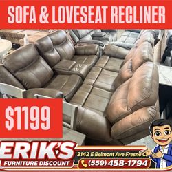 NEW RECLINER SOFA SET / NUEVOS SILLONES RECLINABLES 