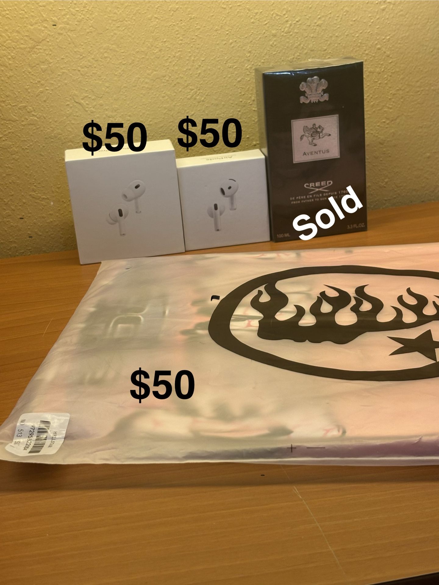 AirPods/designer Cologne/designer Clothes Bundle