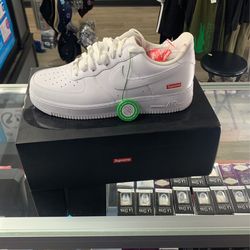 Supreme White Airforce ones 