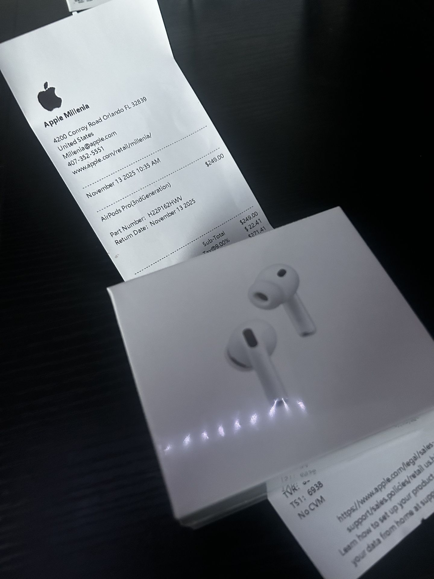 AirPods Pro 3 (with Receipt)