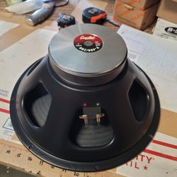 Pair 15 Inch 8ohm Pro Audio Woofers Capital Imported Samples New