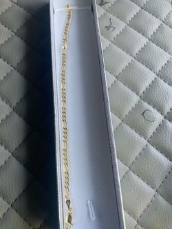 10k bracelet Figaro