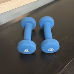 2 Lb Dumbbell/Hand weights 