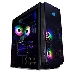 Acer Predator Gaming Desktop, HP Monitor And Hyper Headset