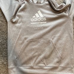 Grey Adidas Athletic Hoodie (size L)