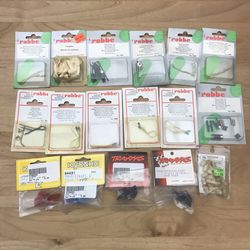Vintage Model Ship Accessories Lot Robbe, Traxxas, Kyosho Propellers, Lamps, & More Sealed Packages