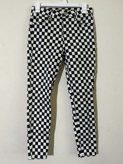Checkered Jeans