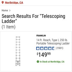 14 Foot Telescope Ladder Brand New In The Box 