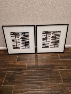 Pictures with Black Design/Black Metal Frame