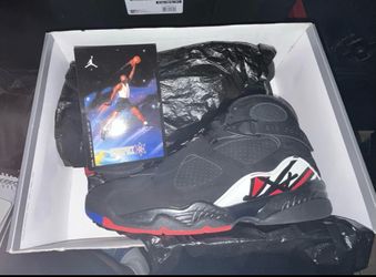 Nike Air Jordan 8 Retro Playoffs 2023 Size 12 Men's 305381-062 Black