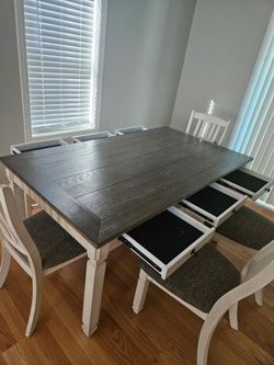 Dinning table with bench