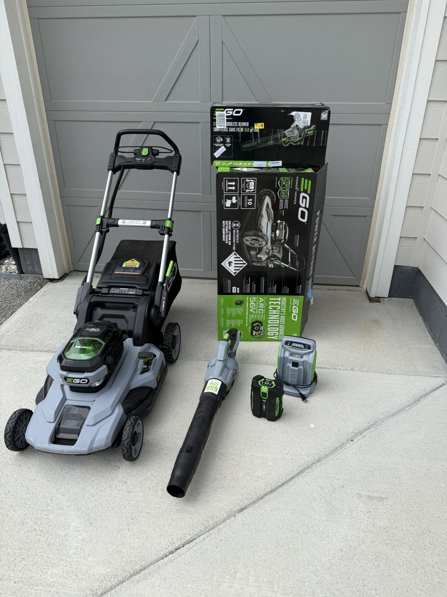 EGO Lawn Mower + Blower Set