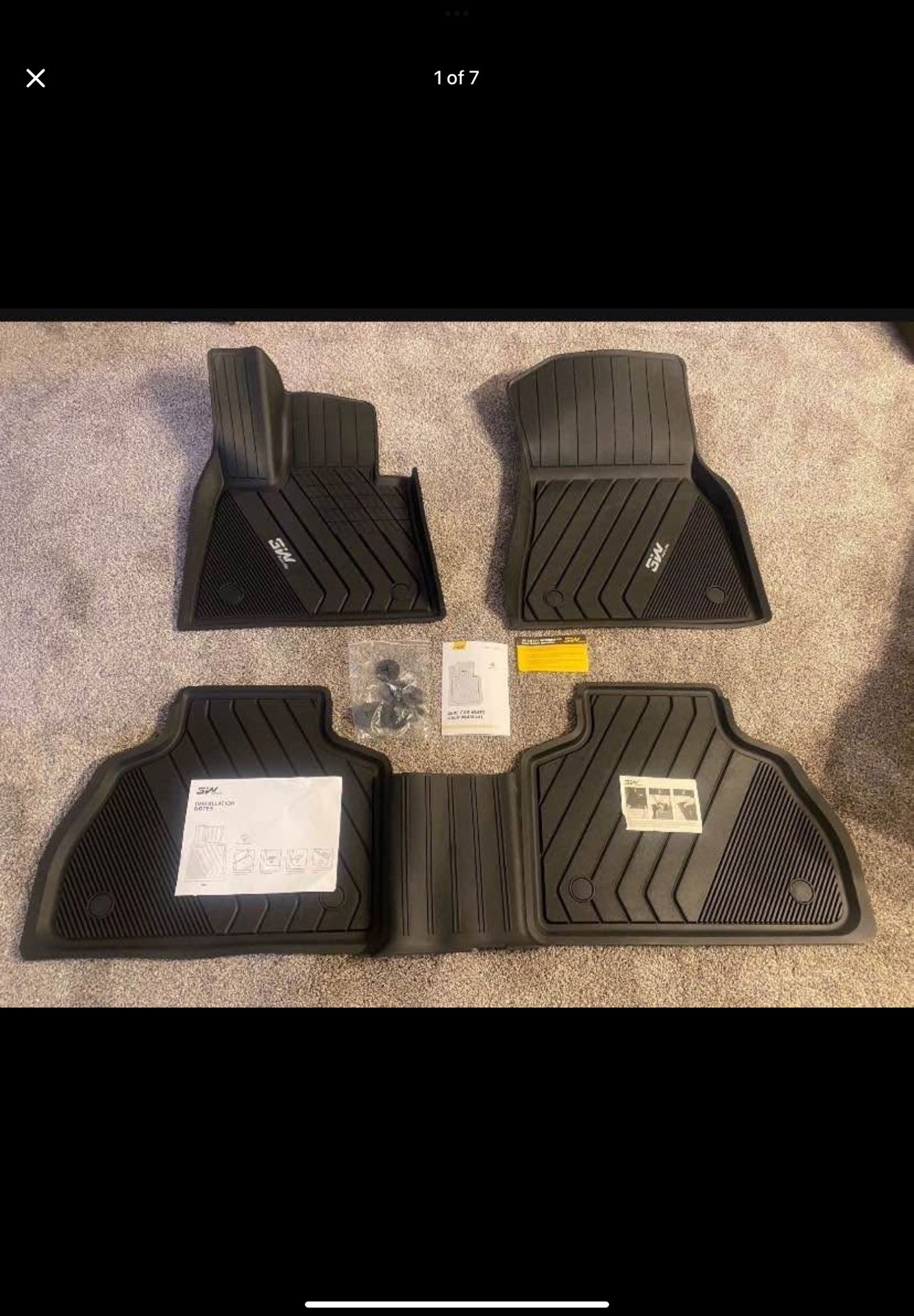 BMW X7 7 Seats 2019-2025 All Weather Floor liners