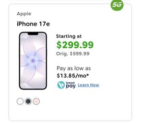 Finance a phone with cricket !