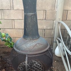 Fire Pit Chimney. 