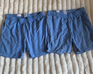 2 blue shorts for girls size 10