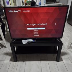 TCL 40 inch Flat Screen Roku Tv