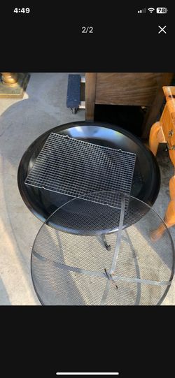 Portable fire pit pick up in Elburn