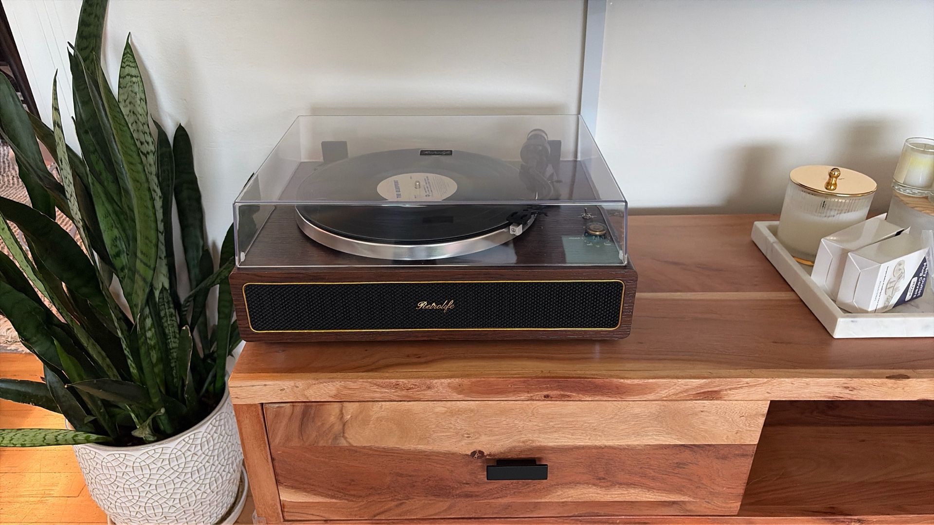 Retro life all in one record player