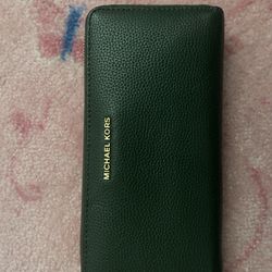 Michael kors Green Continental Oversized wallet