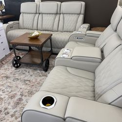 Beautiful Leather Sets @ FURNITURE LOVE ❤️ Same Day Delivery 🚚