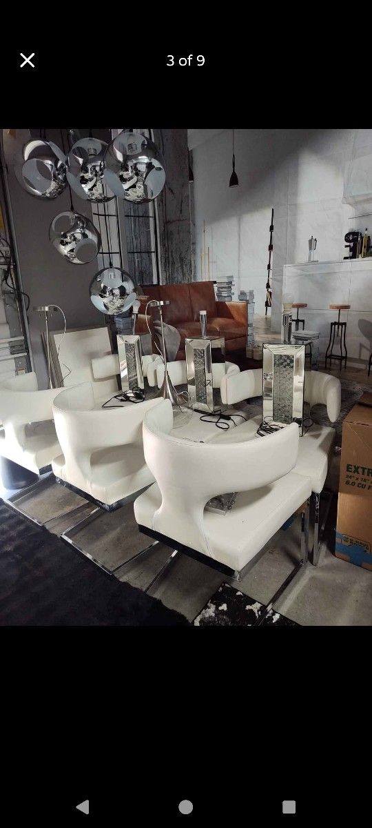 Modern High- End Dining Chairs Set Of 6 ( * Currently Over $200 Each Chair On Amazon! SAVE!