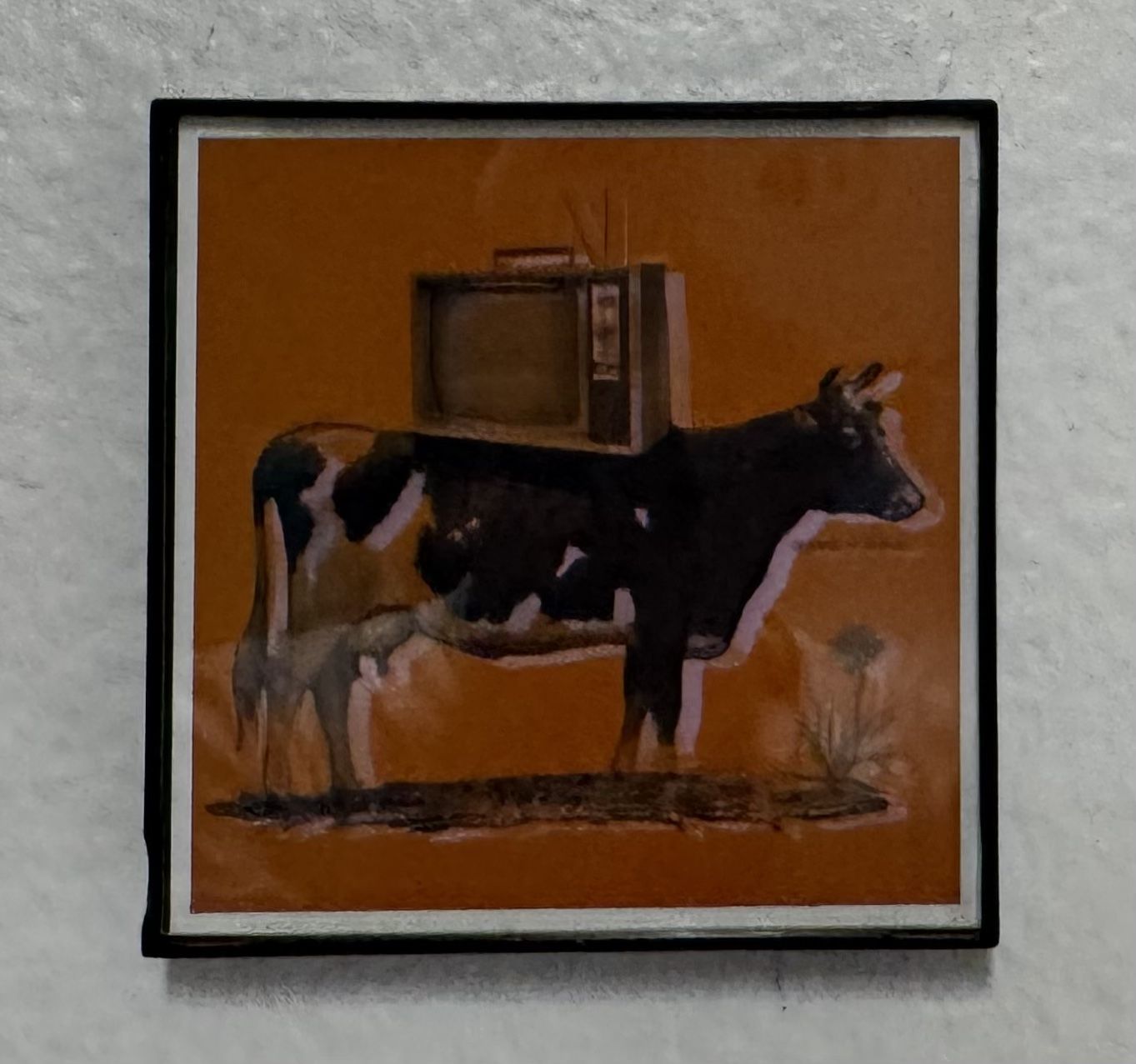 Brand New Color Framed Print With A Quote “ Organic TV Diner”