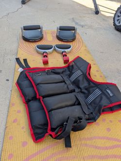 Perfect Push-up / Pull-up / 20 lbs Weight Vest (sand bags) ($80 OBO)