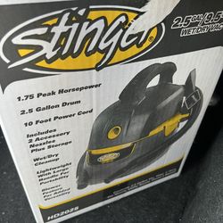 Stinger wet/dry Vac 