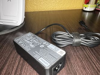 Lenovo 45W USB-C Laptop Charger – Model ADLX45YLC3D (Grounded Plug)