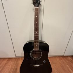 Epiphone PR-160 Acoustic Guitar (Ebony)