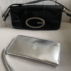 Guess Purse And Ralph Loren Clutch/Wallet/Wristlet