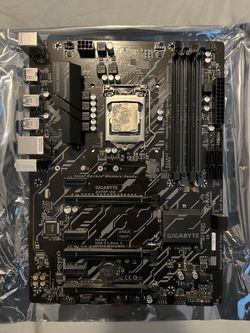 GIGABYTE Z370P D3 ATX LGA1151 Motherboard w/ Intel Core i3 8100 CPU 3.6GHz combo