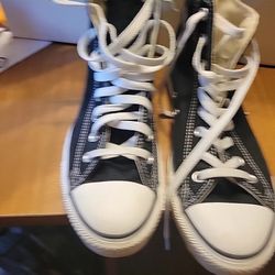 Converse Chuck Taylor All Star High Black Mens 9.5 Womens 11.5