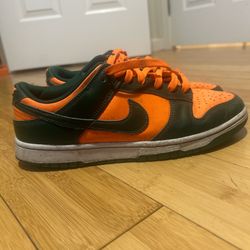 Orange And Green Dunks