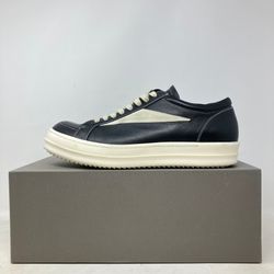 Rick Owens Leather Vintage Leather Black Milk